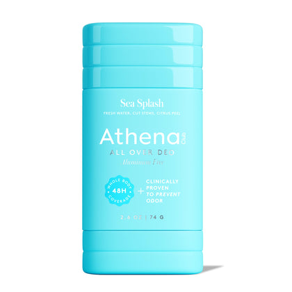 Athena Club Aluminum Free Deodorant Stick Sea Splash front view