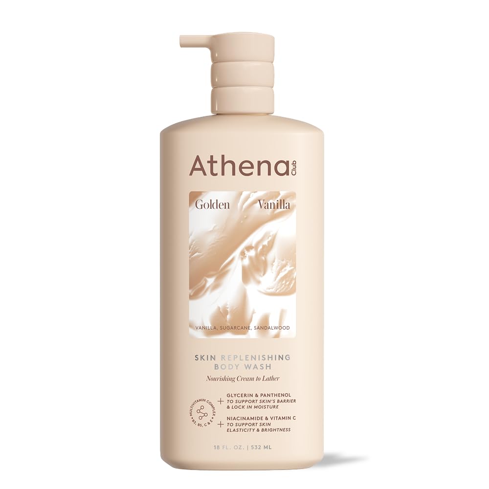 Athena Club Body Wash Golden Vanilla front view