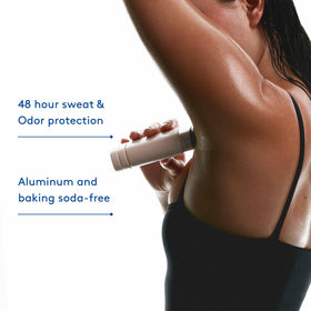 Athena Club deodorant stick application on skin