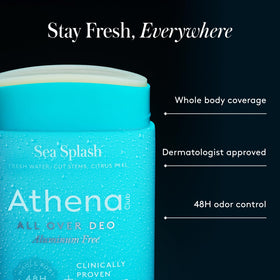 Athena Club Deodorant Stick Sea Splash packaging