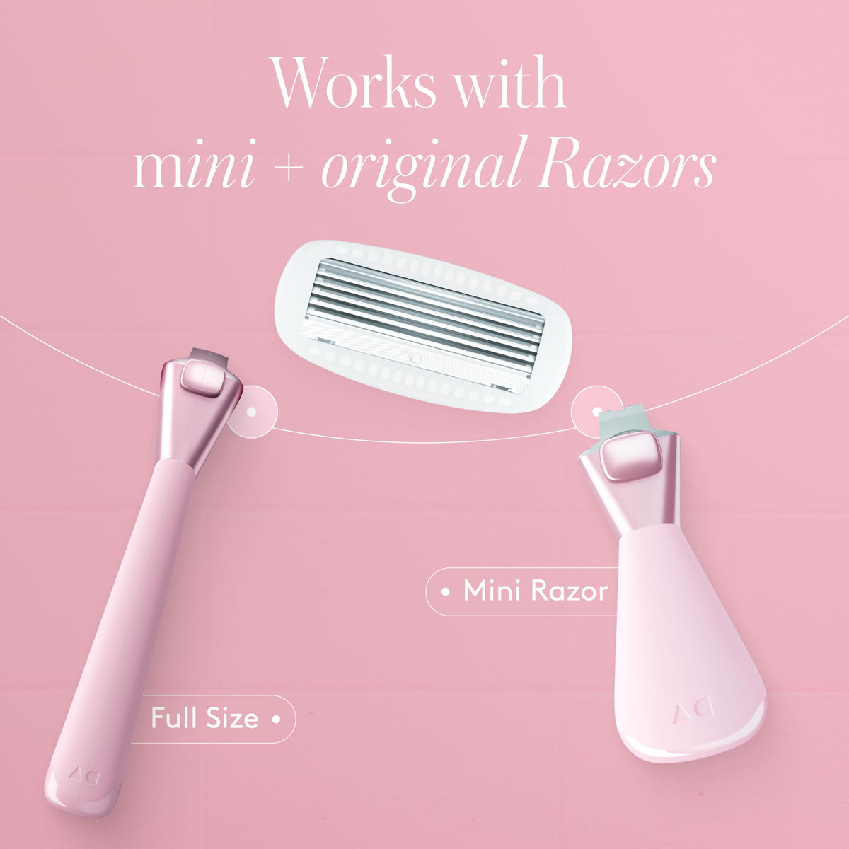 Athena Club Razor Blade Refills with packaging and blades displayed