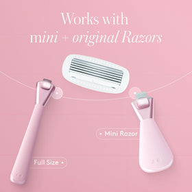Athena Club Razor Blade Refills with packaging and blades displayed