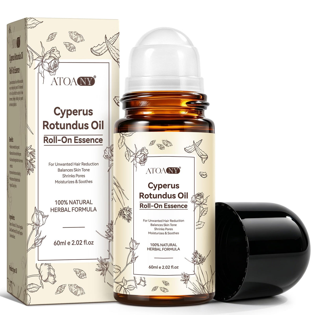 ATOANY Cyperus Rotundus Oil Roll-On Essence front view