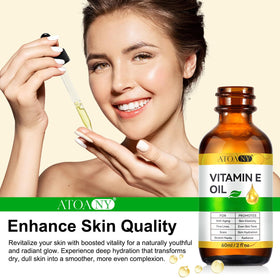 ATOANY Vitamin E Oil 2 Fl Oz with natural ingredients