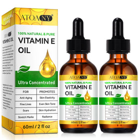 ATOANY Vitamin E Oil 2 pack front view with bottles