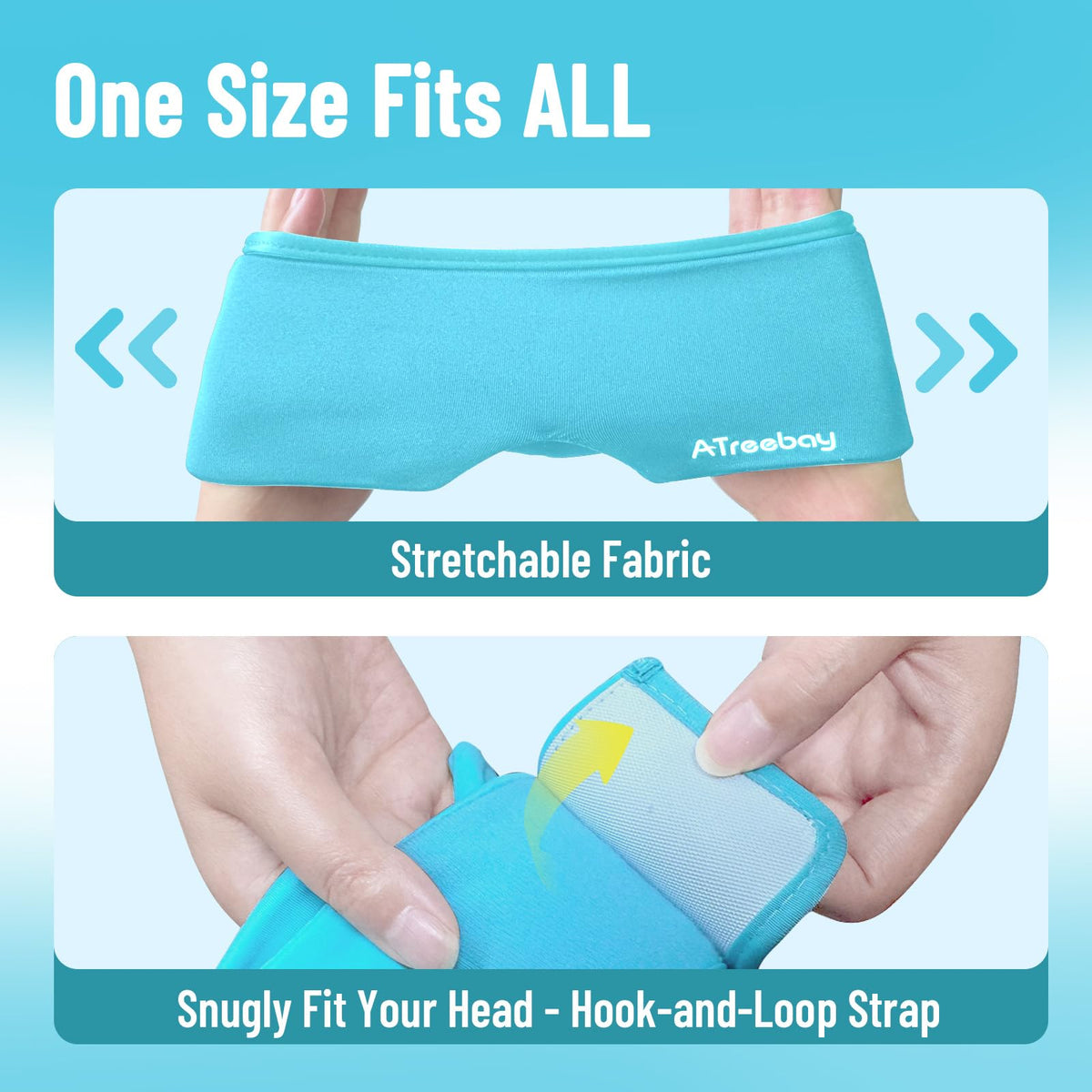 ATreebay Cooling Eye Mask displayed on a flat surface