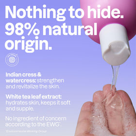 ATTITUDE Body Wash 16 Fl Oz Coconut & Wild Berries texture close-up