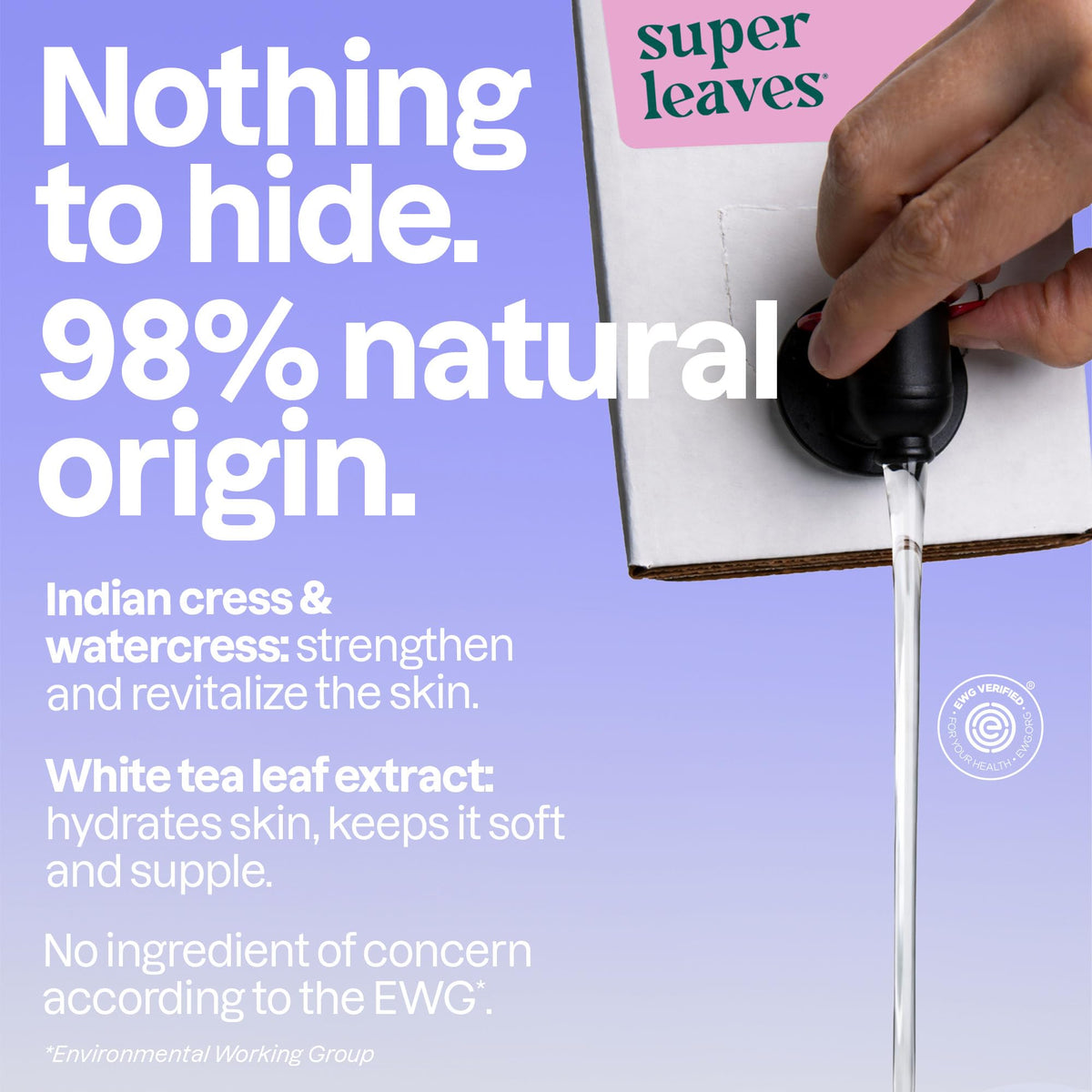 ATTITUDE Body Wash Coconut & Wild Berries side view