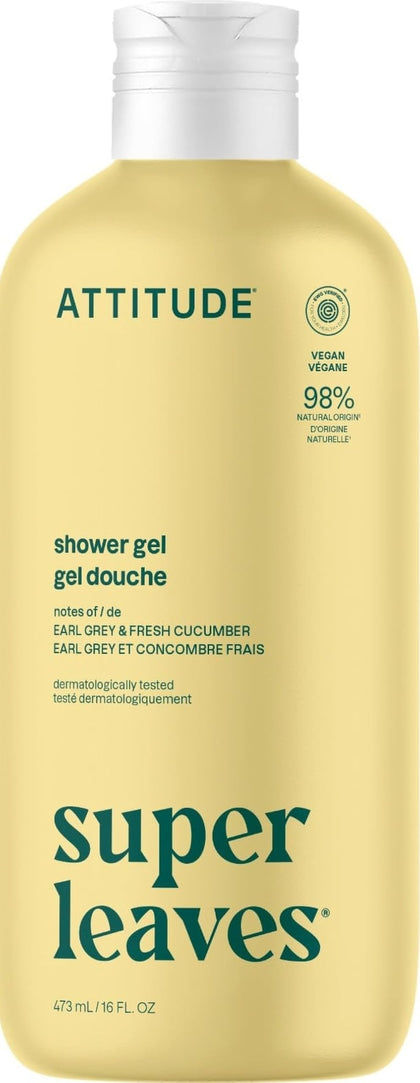 ATTITUDE Body Wash Earl Grey & Fresh Cucumber front view