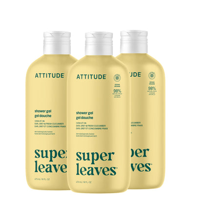ATTITUDE Body Wash EWG Verified 3-Pack front view