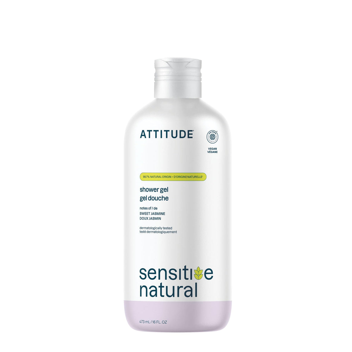 ATTITUDE Body Wash for Sensitive Skin 16 Fl Oz front view