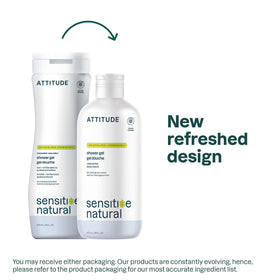 ATTITUDE Body Wash unscented formula with oat extract close-up