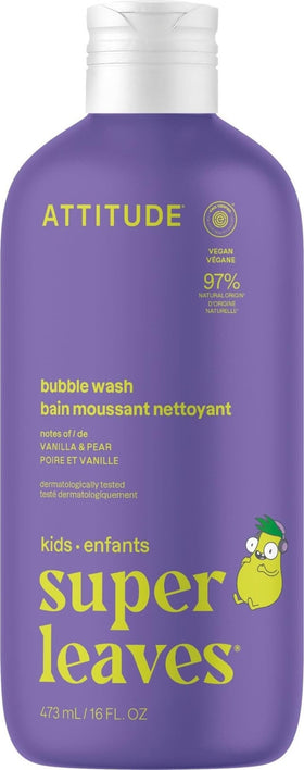 ATTITUDE Bubble Wash for Kids 16 Fl Oz front view