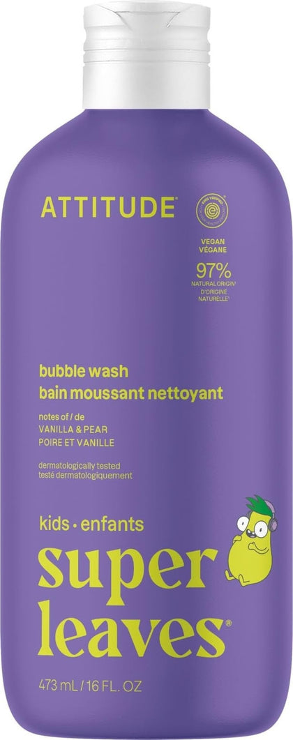 ATTITUDE Bubble Wash for Kids 16 Fl Oz front view