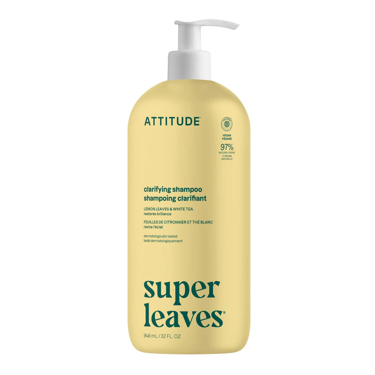 ATTITUDE Clarifying Hair Shampoo 32 Fl Oz front view