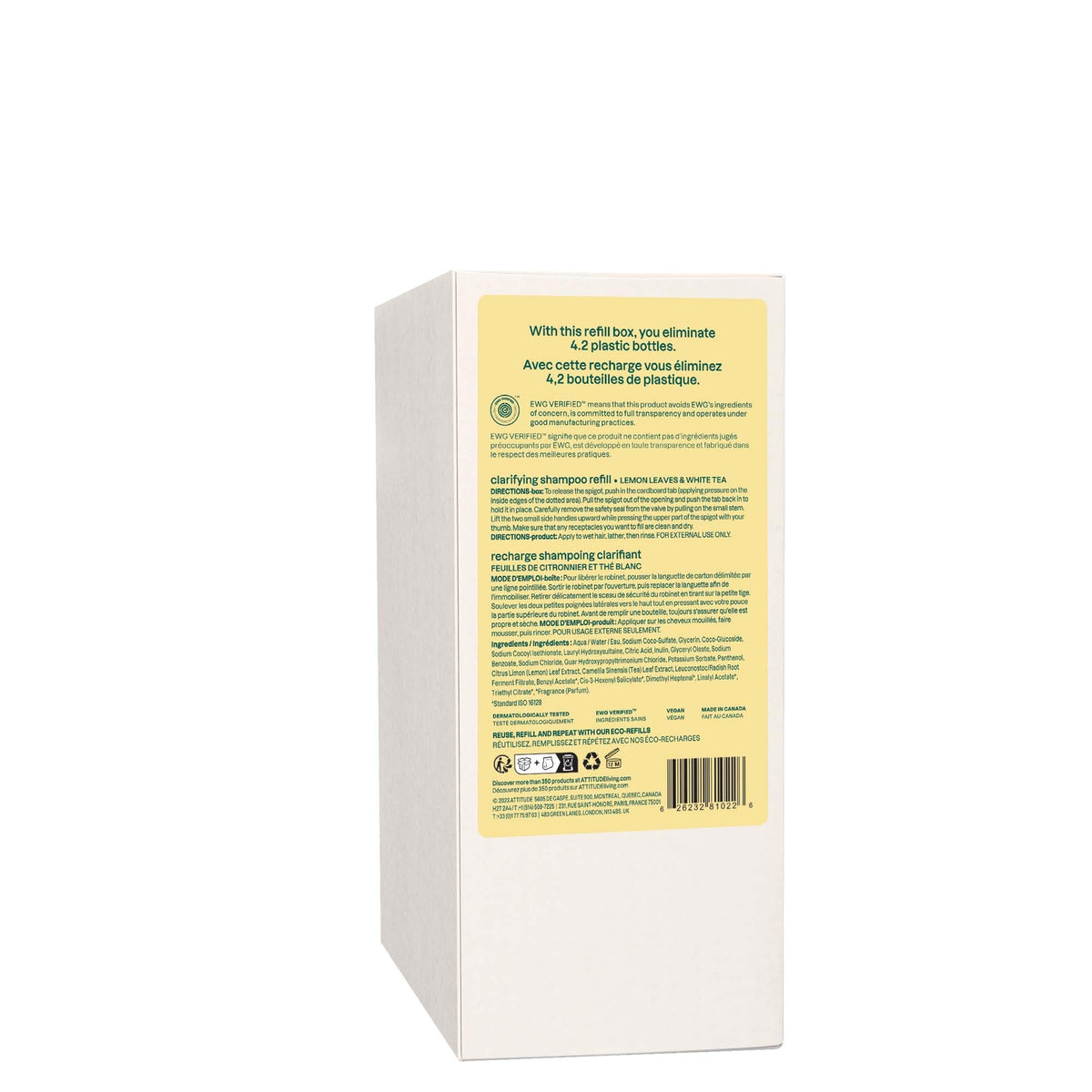 ATTITUDE Clarifying Hair Shampoo alongside Clarifying Conditioner