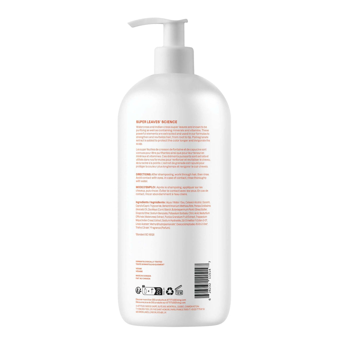 ATTITUDE Colorlast Hair Conditioner packaging details