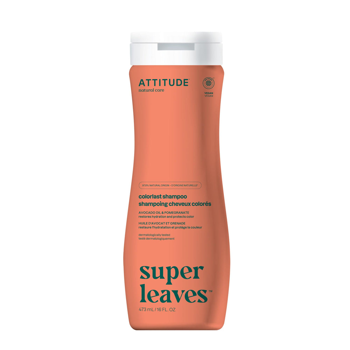 ATTITUDE Colorlast Hair Shampoo 16 Fl Oz front view