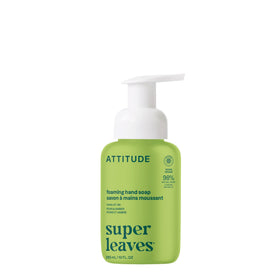 ATTITUDE Foaming Hand Soap Pear & Amber 10 Fl Oz front view