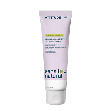 ATTITUDE Hair Conditioner for Sensitive Scalp 8 Fl Oz bottle front view