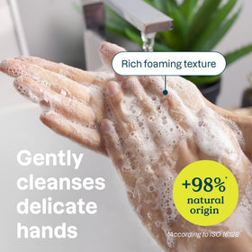 ATTITUDE Hand Soap for Sensitive Skin 16 Fl Oz Vanilla Cream back view