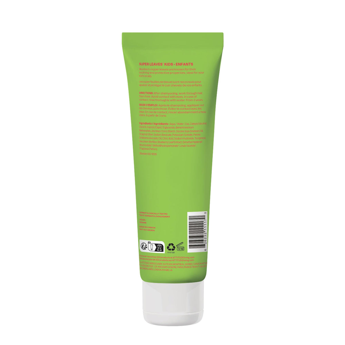 ATTITUDE Kids Conditioner 8 Fl Oz with kids shampoo and detangler spray
