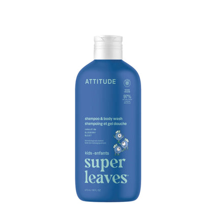 ATTITUDE Kids Shampoo and Body Wash 16 Fl Oz front view