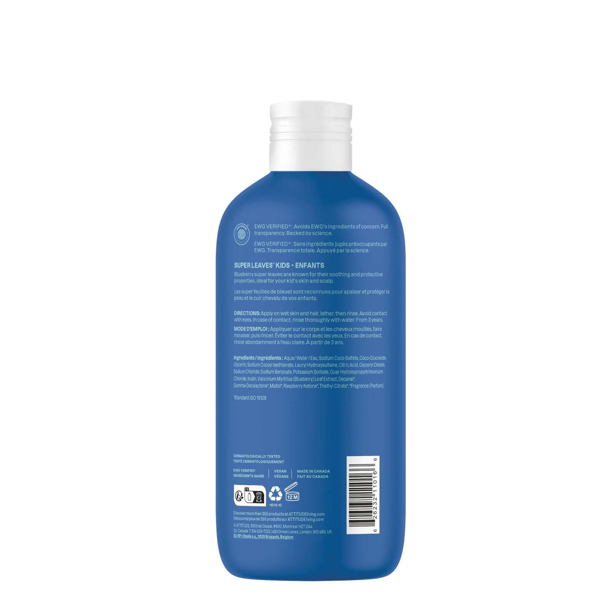 ATTITUDE Kids Shampoo and Body Wash with eco-refill option