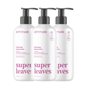 ATTITUDE Liquid Hand Soap Coconut & Wild Berries front view