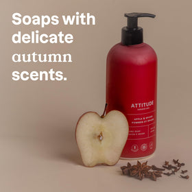 ATTITUDE Liquid Hand Soap EWG Verified Apple & Spices label close-up