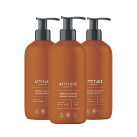 ATTITUDE Liquid Hand Soap Orange Cinnamon front view