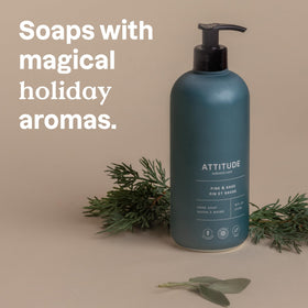 ATTITUDE Liquid Hand Soap Pine & Sage packaging details