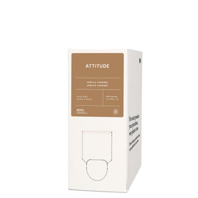 ATTITUDE Liquid Hand Soap Refill 67.6 Fl Oz Vanilla Caramel front view