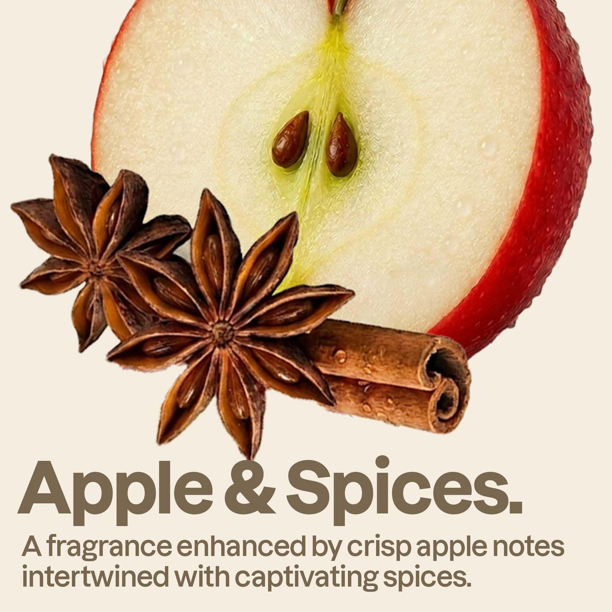 ATTITUDE Liquid Hand Soap Refill Apple & Spices close-up of label