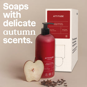 ATTITUDE Liquid Hand Soap Refill Apple & Spices side view