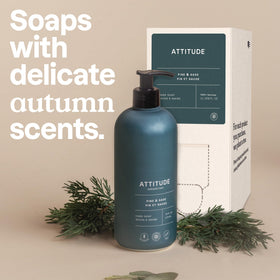 ATTITUDE Liquid Hand Soap Refill Pine & Sage back view