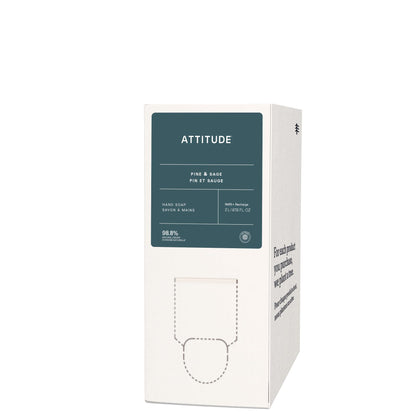 ATTITUDE Liquid Hand Soap Refill Pine & Sage front view