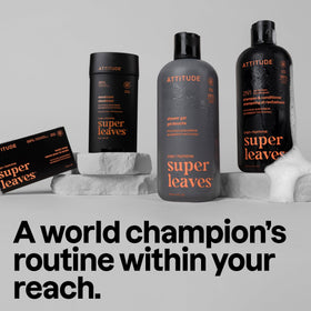 ATTITUDE Men's 2-in-1 Shampoo and Conditioner cap open