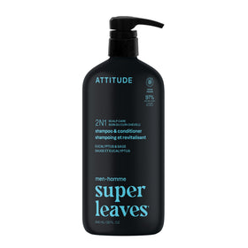 ATTITUDE Men's 2-in-1 Shampoo and Conditioner front view