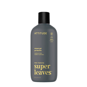 ATTITUDE Men's Amber & Citrus Shower Gel 415 mL front view
