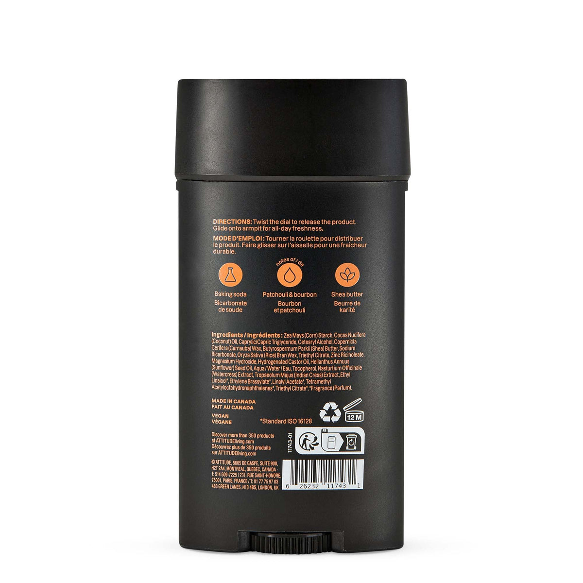 ATTITUDE Men's deodorant with a focus on its EWG VERIFIED mark