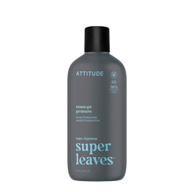 ATTITUDE Men's Eucalyptus & Sage Shower Gel front view 415 mL