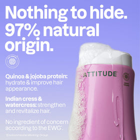 ATTITUDE Moisture Rich Hair Shampoo 16 Fl Oz side view