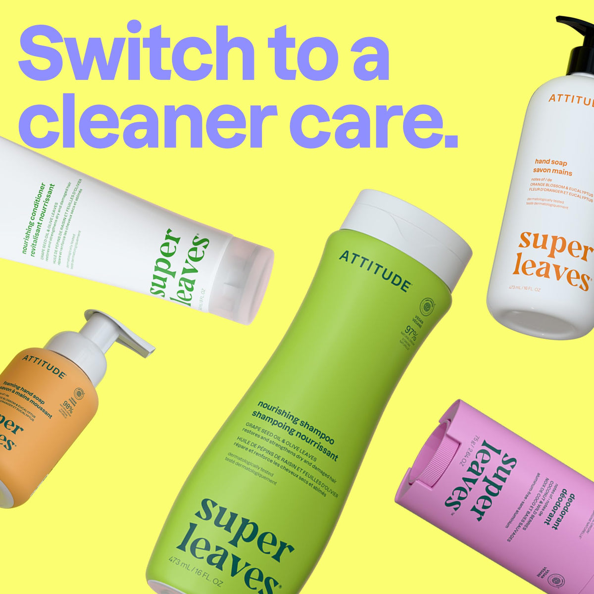 ATTITUDE Moisture Rich Hair Shampoo packaging details