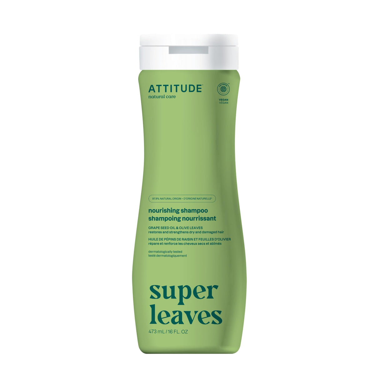 ATTITUDE Nourishing Hair Shampoo 16 Fl Oz front view