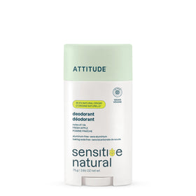 ATTITUDE Sensitive Natural Deodorant Fresh Apple front view