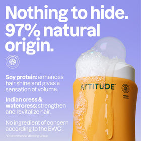 ATTITUDE shampoo with soy protein and cranberry extract