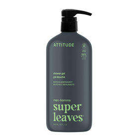 ATTITUDE Shower Gel Body Wash for Men, 32 Fl Oz front view
