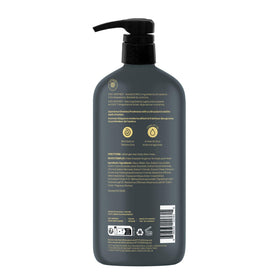 ATTITUDE Shower Gel Body Wash for Men, close-up of amber and citrus scent