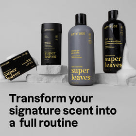 ATTITUDE Shower Gel Body Wash for Men, lifestyle scene in bathroom
